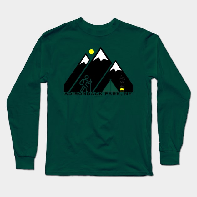 Adirondack Park, NY Long Sleeve T-Shirt by ijustwander